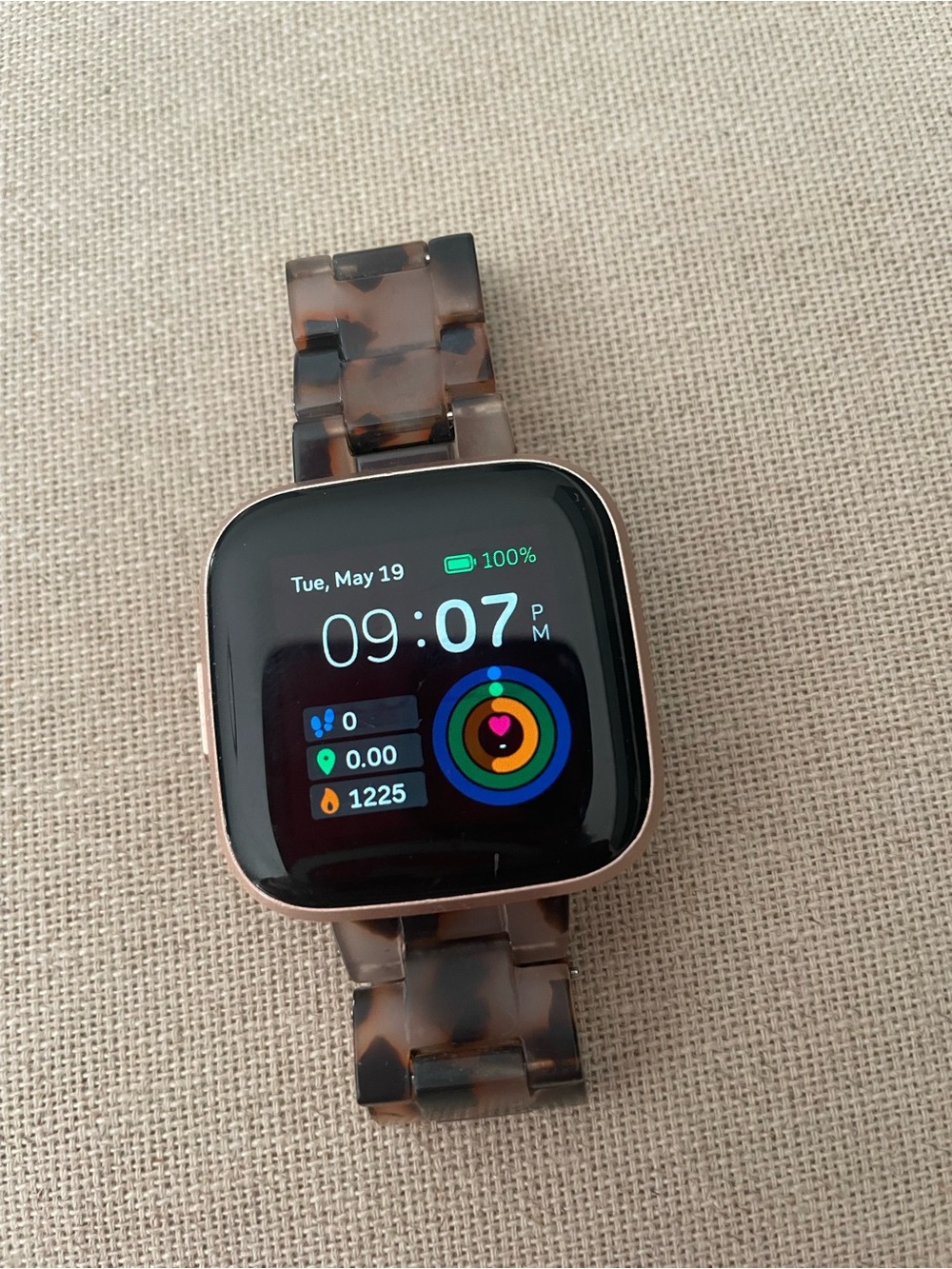 Fitbit Versa 2 Smartwatch Petal/Copper Rose